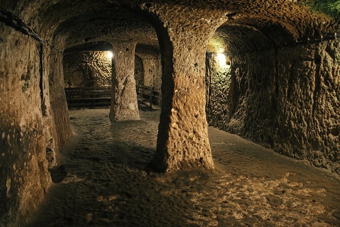 2-Day Cappadocia Tour with Optional Balloon Ride from Istanbul - Kaymaklı Underground City: eight stories carved from tuff