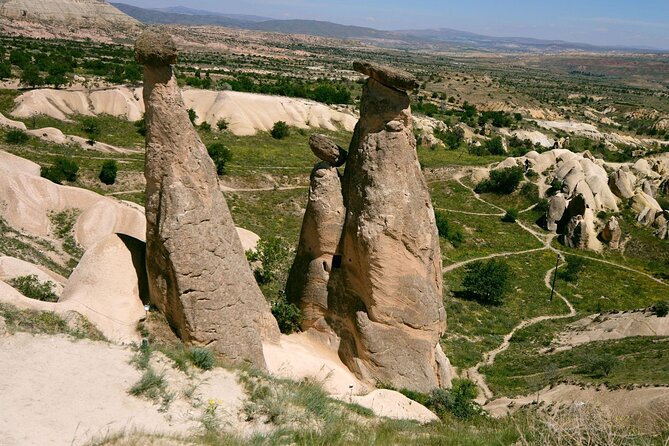 2 Days Cappadocia Red and Green Tour from Istanbul by Flight - Day 1: Fairy chimneys first, then museum, then the best skyline views