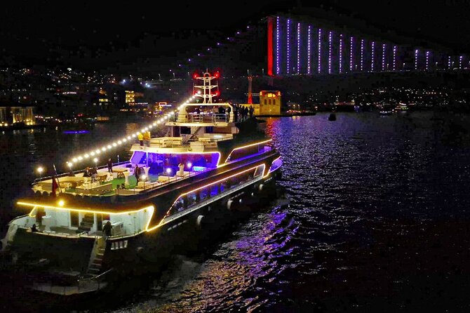 All Inclusive Luxury Bosphorus Dinner Cruise & Turkish Night Show - Dinner Setup: Luxury Dining Plus Unlimited Soft Drinks