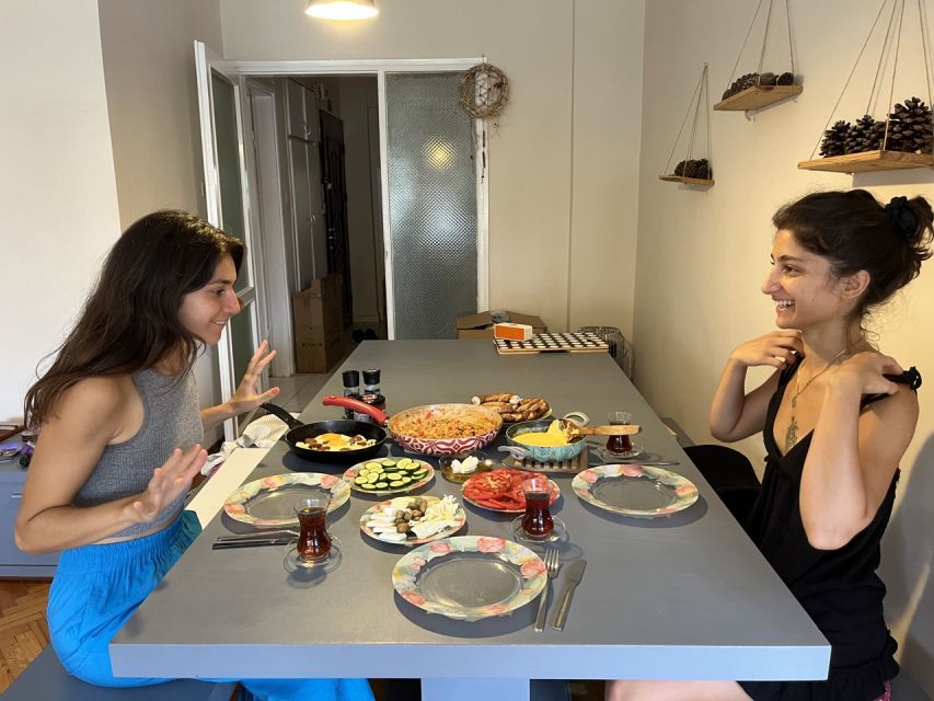 Authentic Turkish Breakfast Cooking at Home with Locals - The Turkish breakfast table, served family-style