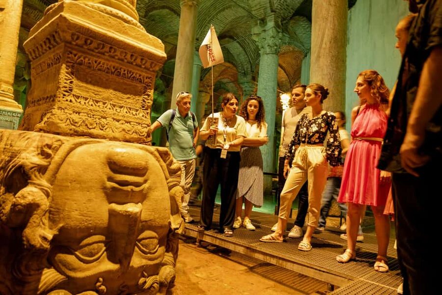 Basilica Cistern Guided Tour & Blue Mosque Audio Guide - Medusa Heads, Marble Columns, and the Lighting That Makes It Feel Unreal