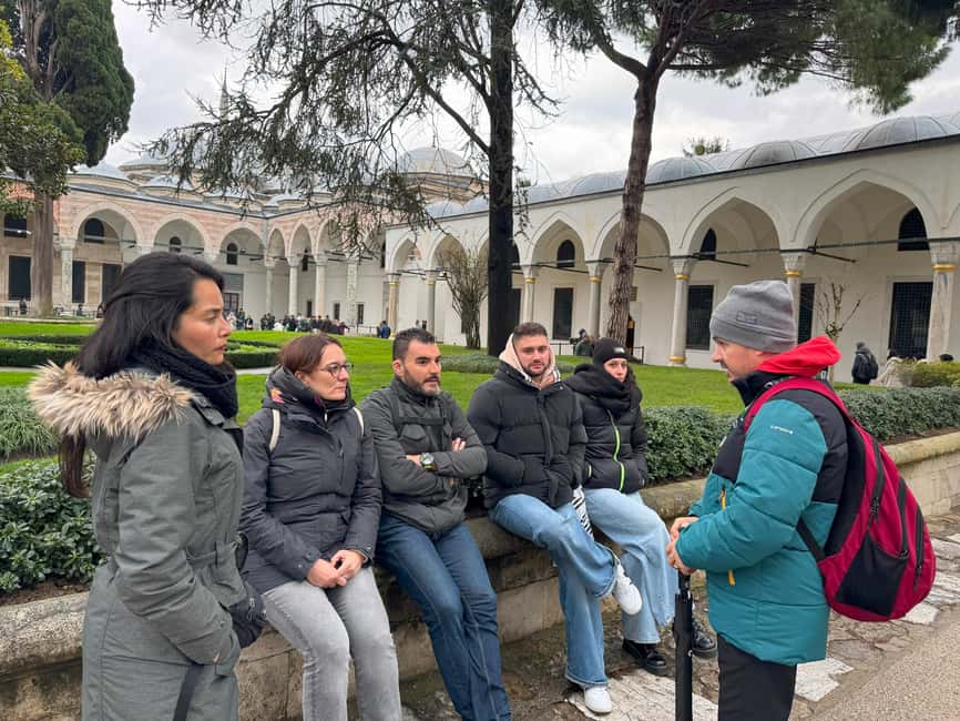 Basilica Cistern, Hagia Sophia, Blue Mosque & Topkapi Palace - Blue Mosque: Blue Tiles, Domes, and Dress-Strict Reality