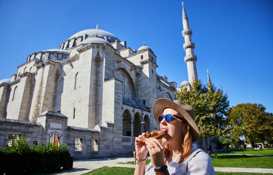 Blue Mosque: Art and Symbolism Guided Group Walking Tour - The Detail Stops: Elephant-Foot Pillars and Gold Minarets