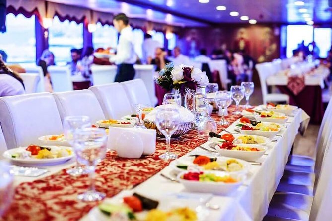 Bosphorus Dinner Cruise with Turkish Night Show Non-Alcoholic - Your 3-Course Turkish Menu: Mezze Starter, Main Choices, Sweet Finish