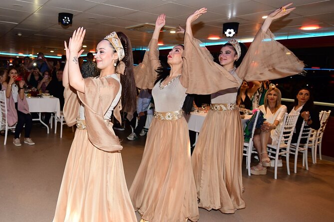 Bosphorus New Years Dinner Cruise Party in Istanbul 2026 - The On-Board Plan: Dinner, Belly Dance, Folk Dance, DJ