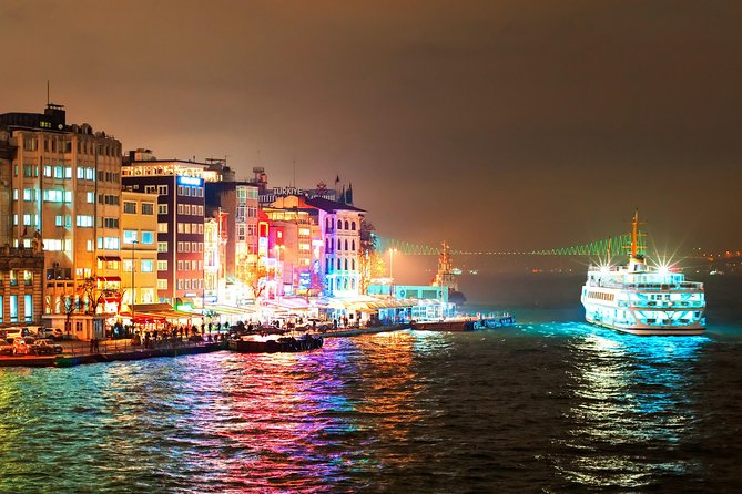 Bosphorus Night Cruise: Dinner, Drinks & Hotel Pickup - The Bosphorus Route: Seeing Istanbul Split Between Two Continents