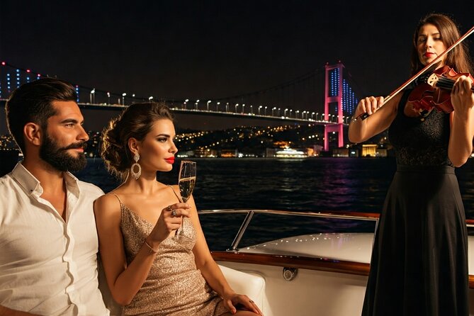 Bosphorus Night Cruise with Luxury Yacht - Rumeli Hisarı and the Narrowest Point Feeling