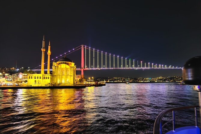 Bosphorus Night Lights: Guided Cruise With Tea and Cookies - Asian Shore Highlights: Kuleli Military High School and Beylerbeyi Palace