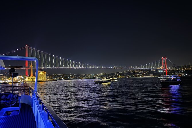 Bosphorus Night Lights: Guided Cruise With Tea and Cookies - Maiden’s Tower at Night (Kız Kulesi): The Legend Moment Before You Turn Back