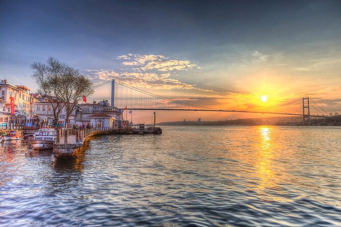 Bosphorus Private Sunset Cruise on a Yacht with Wine - Galata Tower at Night: A UNESCO Symbol in the Skyline