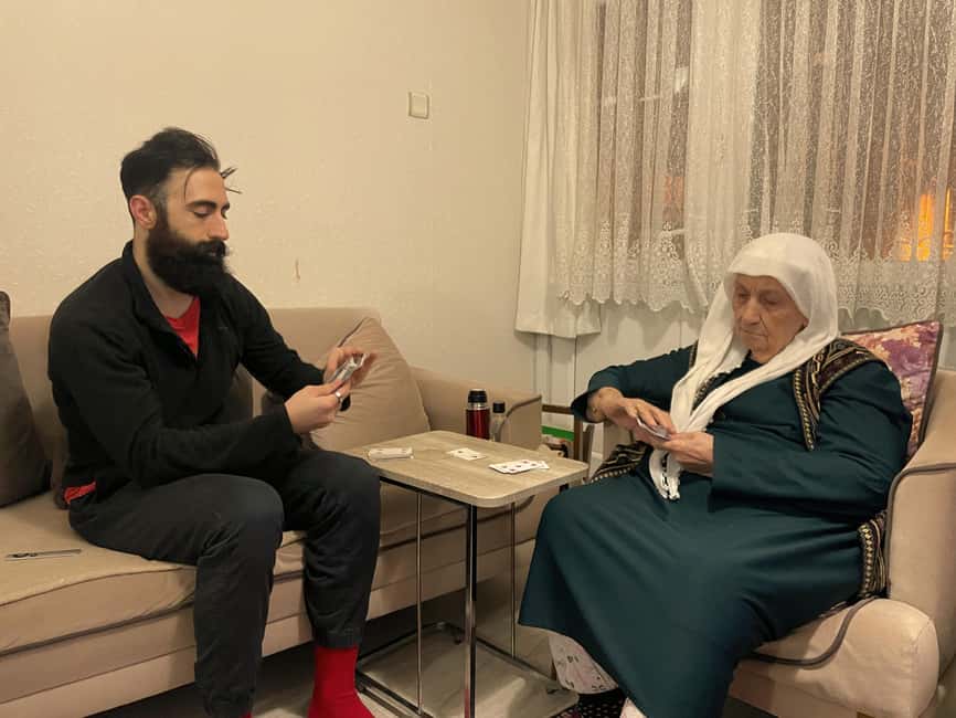 Card Game and Afternoon Turkish Tea with Local Grandma - What Language to Expect (Turkish and English, with Fast Personality)