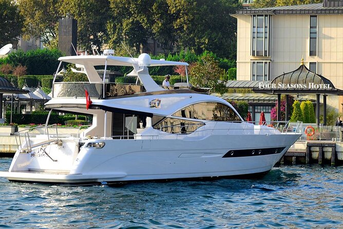 Exclusive Bosphorus Cruise - Luxury Yacht Experience in Istanbul - Kucuksu Palace on the Asian shore: a white fairy-tale stop