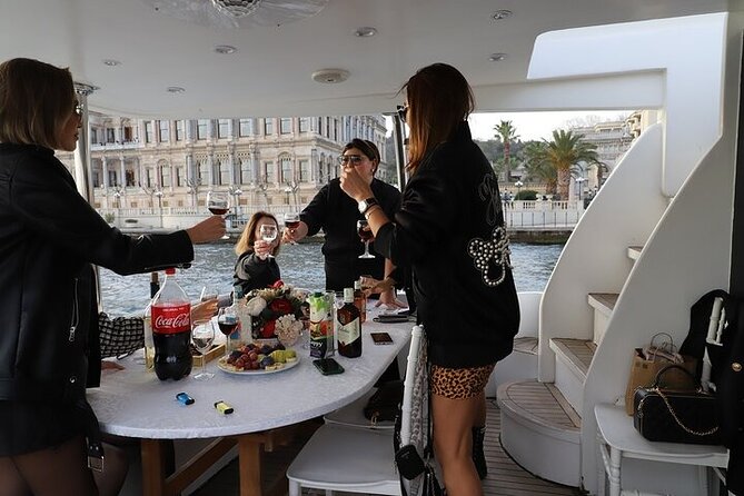 Exclusive Luxury Yacht Bosphorus Sightseeing Cruise in Istanbul - Price and private comfort: $383.27 per group (up to 8)