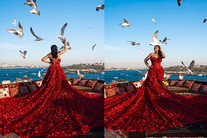 Flying Dress Rooftop Photoshoot in Istanbul (2Concepts, 1dress) - Who This Flying Dress Rooftop Photoshoot Suits Best