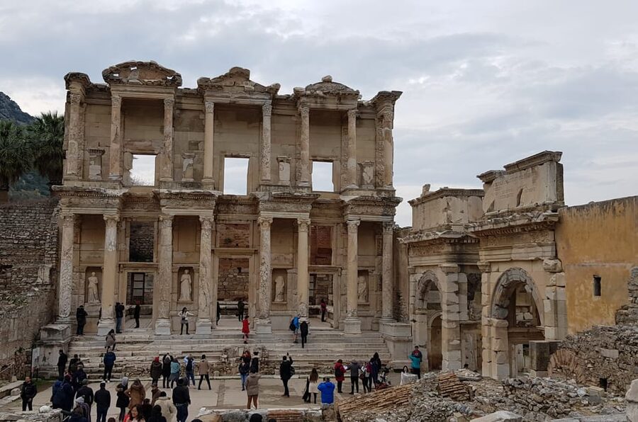 From Istanbul: Ephesus Tour with Roundtrip Flight - Ephesus on Foot: Hercules Gate, Celsus Library, and the Grand Theater