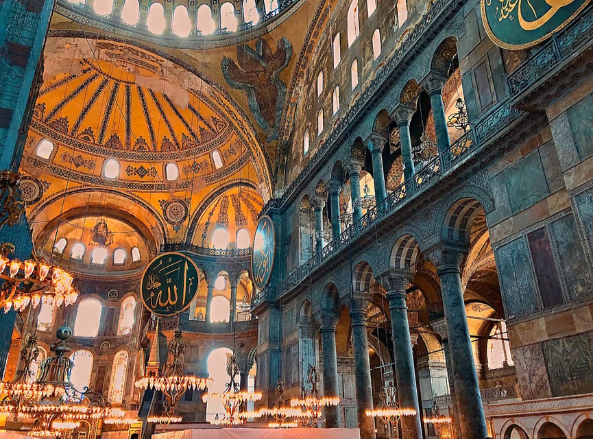Hagia Sophia & Topkapi Palace Combo Tickets with Audio Guide - Hagia Sophia Museum Entry: Upper Galleries, Not the Mosque Floor