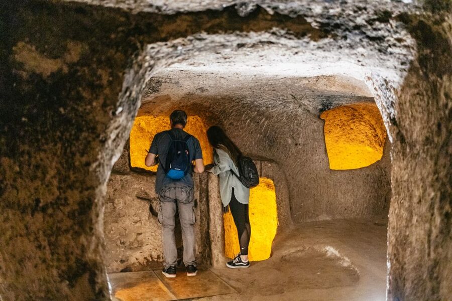 Istanbul: 2-Day Cappadocia Trip with Flights and Cave Hotel - Kaymaklı Underground City: Bedrooms, Churches, and 30 km of Corridors