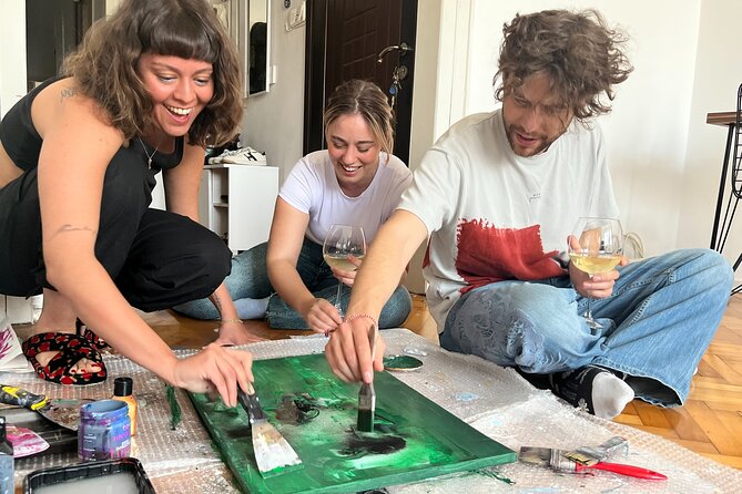 Istanbul Art Escape Wine and Paint at Local's Home - Key highlights you’ll feel right away