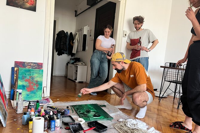 Istanbul Art Escape Wine and Paint at Local's Home - Wine, snacks, and conversation: why the timing works