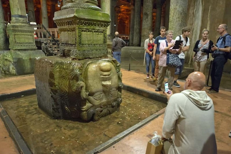 Istanbul: Blue Mosque, Basilica Cistern & Spice Bazaar Tour - Serpent Column and Theodosius Obelisk: reading power in stone