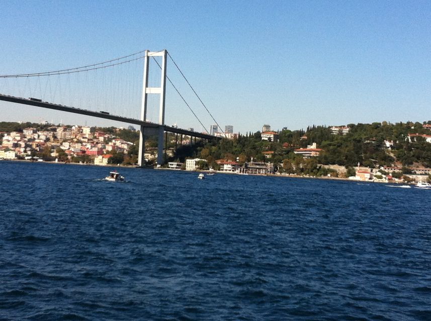 Istanbul: Bosphorus Boat Tour and Two Continents with Lunch - The quick shock of two continents on one bridge