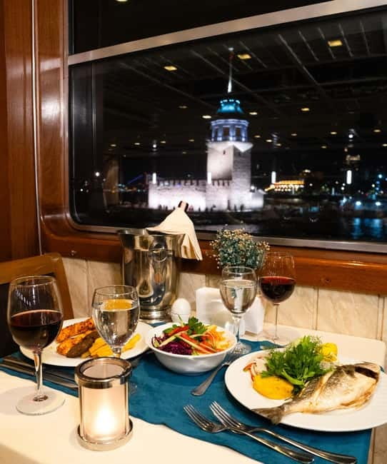 Istanbul: Bosphorus Dinner Cruise & Turkish Night Show - The Bosphorus Night Route: Dolmabahçe, Ortaköy, and the Bridge Views