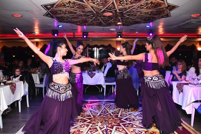 Istanbul Bosphorus Dinner Cruise Turkish Night Show All inclusive - Beylerbeyi and the Maiden’s Tower: views aimed at both sides of the strait
