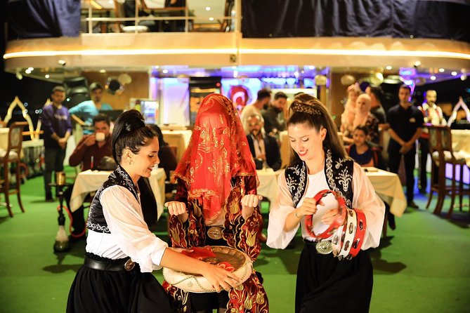 Istanbul Dinner Cruise Entertaintment with Private Tables - The Shows: Whirling Dervishes, Sword Work, Henna, and Mehter
