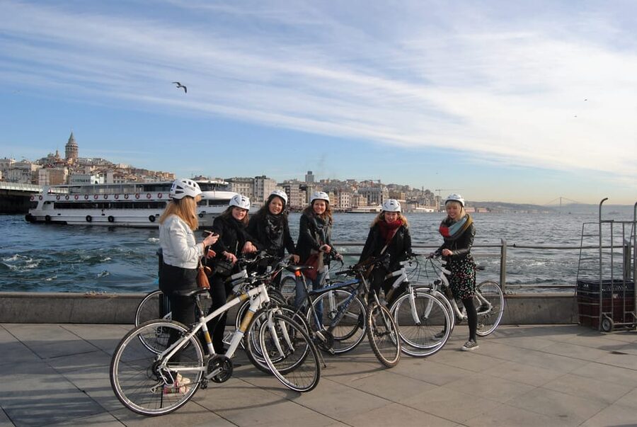 Istanbul: Eurasia Bike & Boat Half-Day Tour - Kadıköy Pier to Karaköy by boat: finishing the city-circle with views