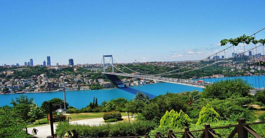 Istanbul: Europe and Asia Tour By Bus And Bosphorus Cruise - Hotel pickup at 08:30 and the route logic from four neighborhoods