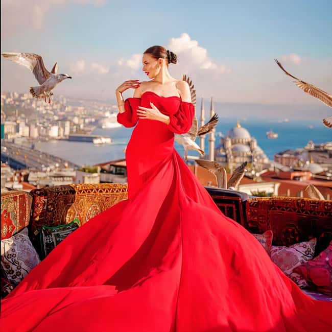 Istanbul: Flying Dress Photoshoot at Rooftop Terrace - Key things I’d mark on your map