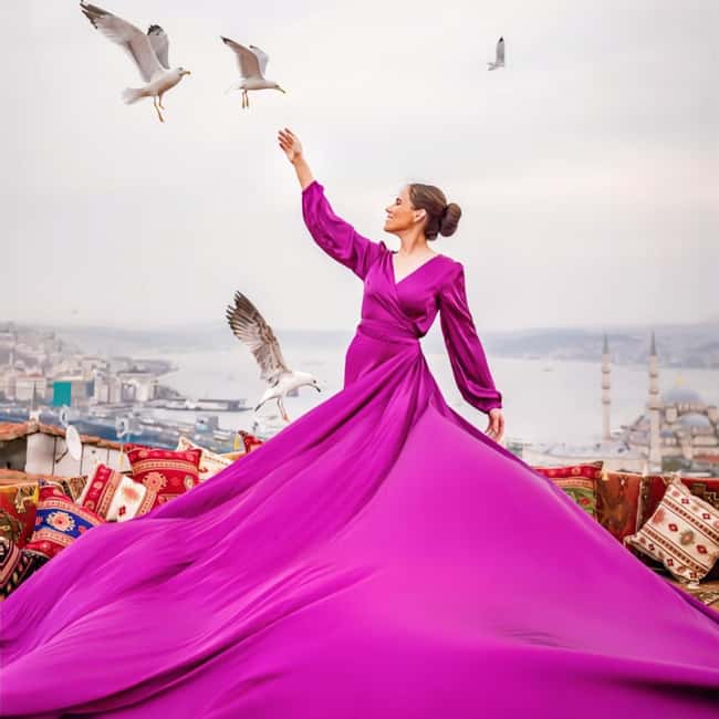 Istanbul: Flying Dress Photoshoot at Rooftop Terrace - Unlimited Shots and 3–4 Day Delivery: Worth the Price?