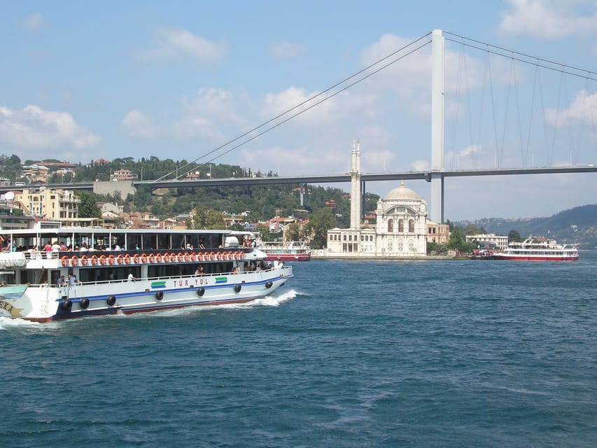 Istanbul Half-Day Tour and Bosphorus Cruise - Ortaköy and Bosphorus Bridge: where the skyline tightens up