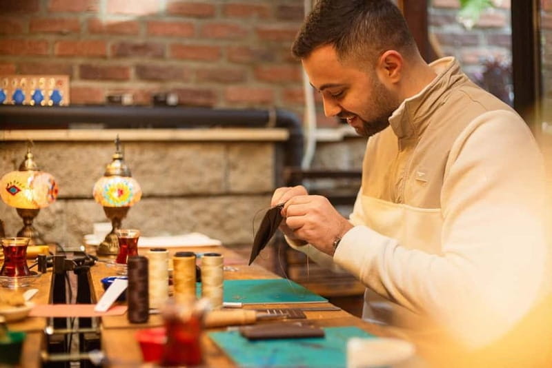 Istanbul: Leather Crafting Workshop with Snacks and Drinks - Snacks, Turkish coffee, and a relaxed break