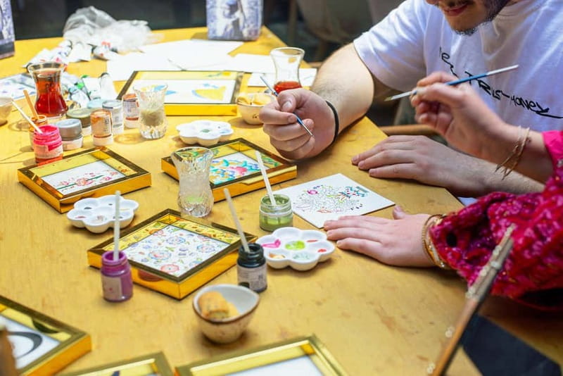 Istanbul: Ottoman Illumination & Gold Art Class w/ Snacks - From Blank Paper to Ottoman Motifs: How Your Design Comes Together