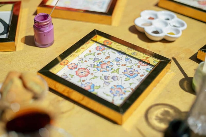 Istanbul: Ottoman Illumination & Gold Art Class w/ Snacks - The Mini History Lesson During Your Painting
