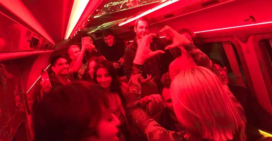 Istanbul: Party Pub Crawl with Party Bus - The Party Bus Ride: Your Crowd-Maker Between Stops