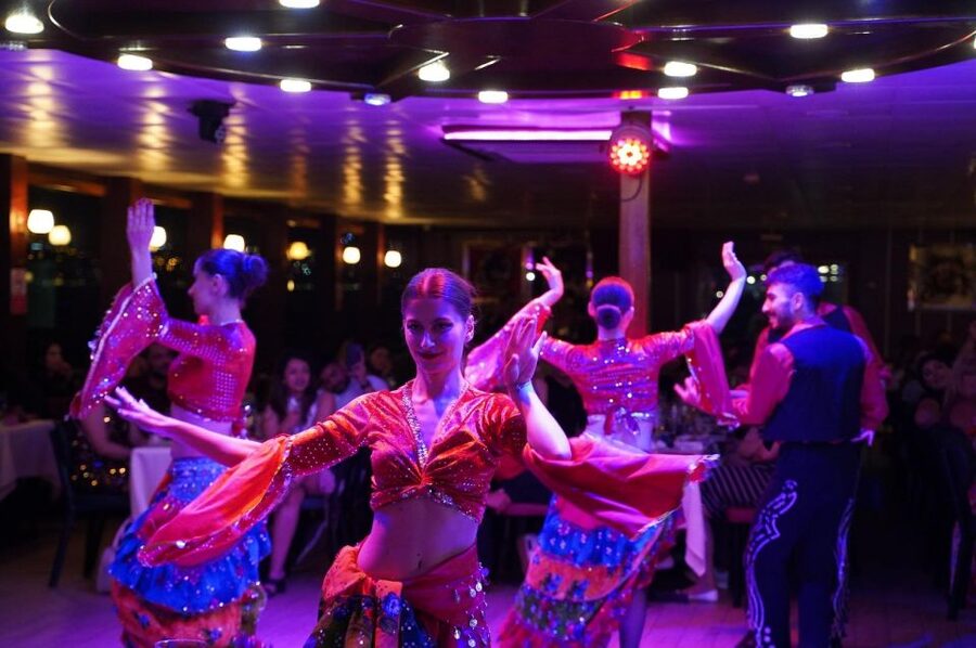 Istanbul: Pasha Istanbul Dinner Cruise - The Show: Folk Dance, Belly Dancing, Whirling Dervishes, and DJ Beats