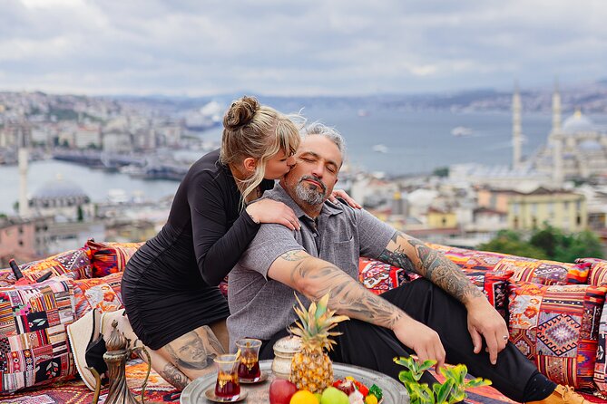 Istanbul Photoshoot at Top Spots - Galata Bridge skyline stop: a different Istanbul mood