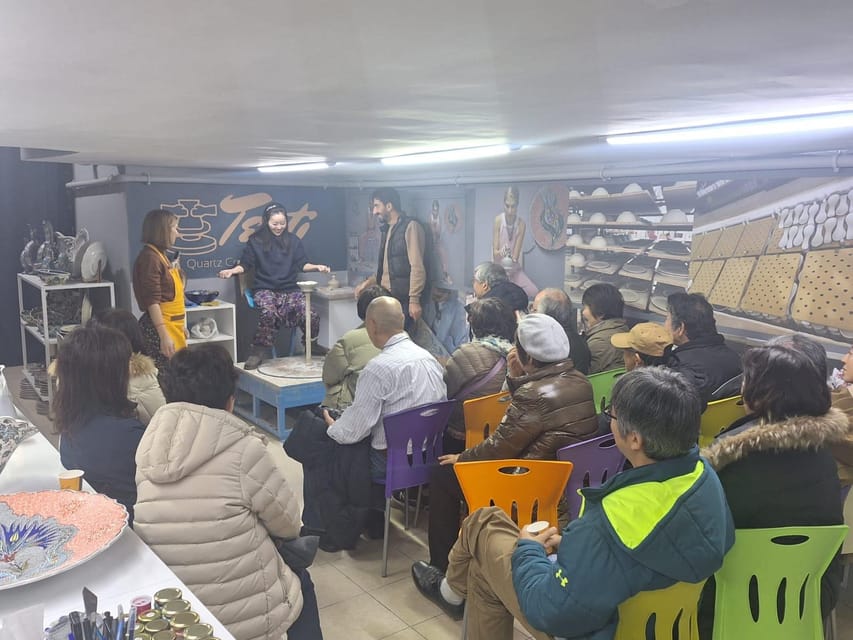 Istanbul: Pottery Workshop - The 45-minute flow: demo, red clay, shaping, then paint