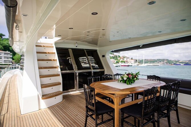 Istanbul: Private Bosphorus Tour On Luxury Yatch - Dolmabahçe Palace from the water: Ottoman opulence with European edges
