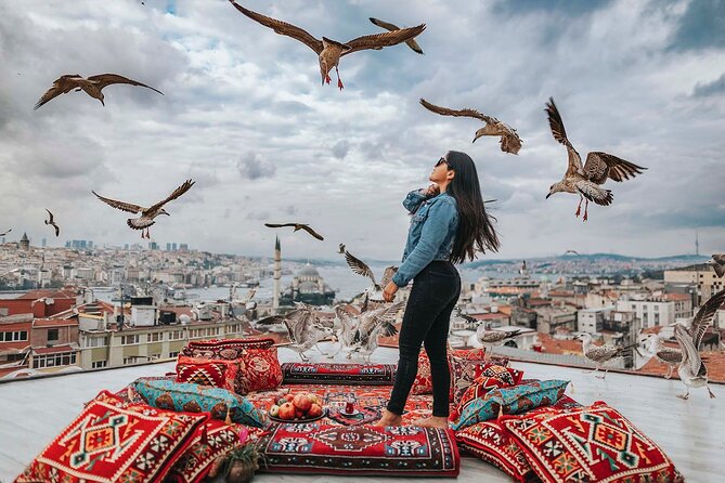 Istanbul Rooftop Photoshoot - Traditional costumes and Ottoman-style styling (what to expect)