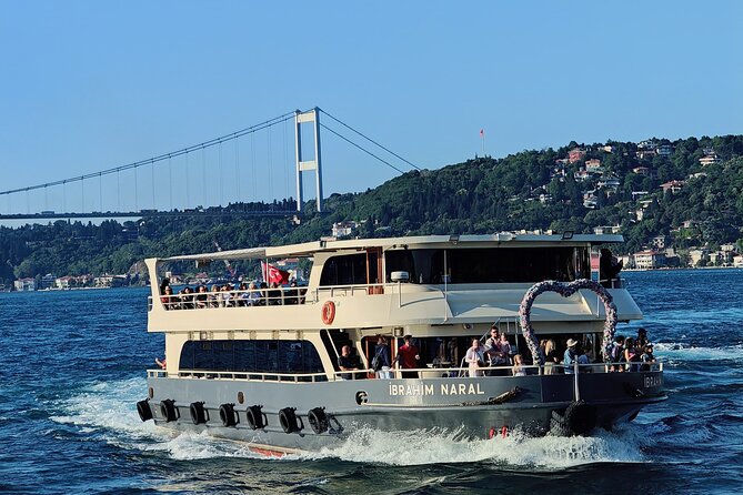 Istanbul's Golden Hour: Bosphorus Sunset Cruise By Boat - The bridge underpass moment: sailing under Bosphorus Bridge