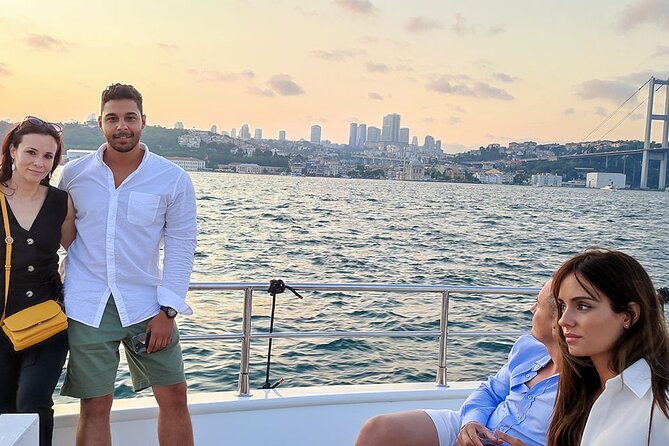 Istanbul Sunset Cruise With Luxury Yacht On Bosphorus - European shore route: Galata, palaces, bridges, and the Golden Horn