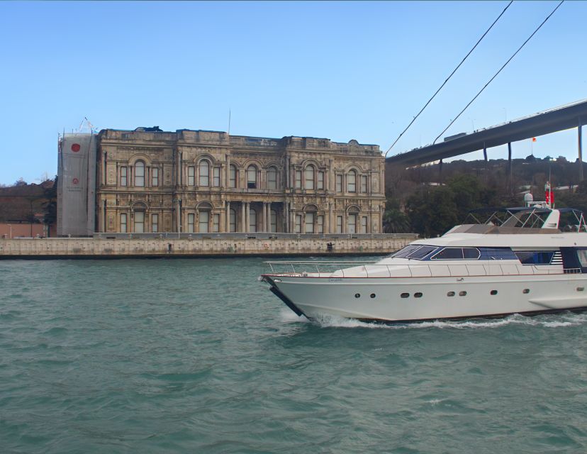 Istanbul: Sunset Yacht Cruise on the Bosphorus with Transfer - Return cruise: after sunset, the Asian-side villas roll in