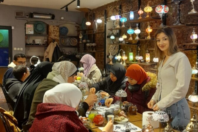 Istanbul Traditional Mosaic Lamp Workshop - English-Friendly Crafting And Small Groups: How The Class Feels