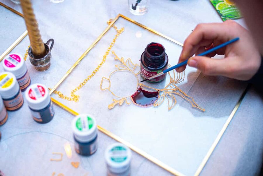Istanbul: Turkish Calligraphy Workshop & Brass Framed Glass - The brass frame finish: turning your work into a real souvenir