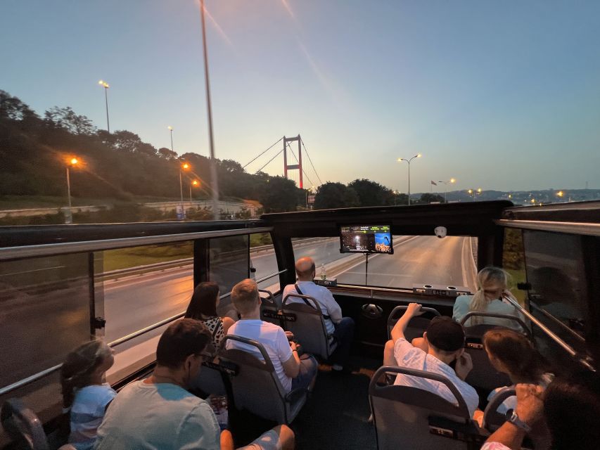 Istanbul: Two Continents Evening Bus Tour with Commentary - Boarding at BUSFORUS Istanbul and Sultanahmet Square: What to Plan For