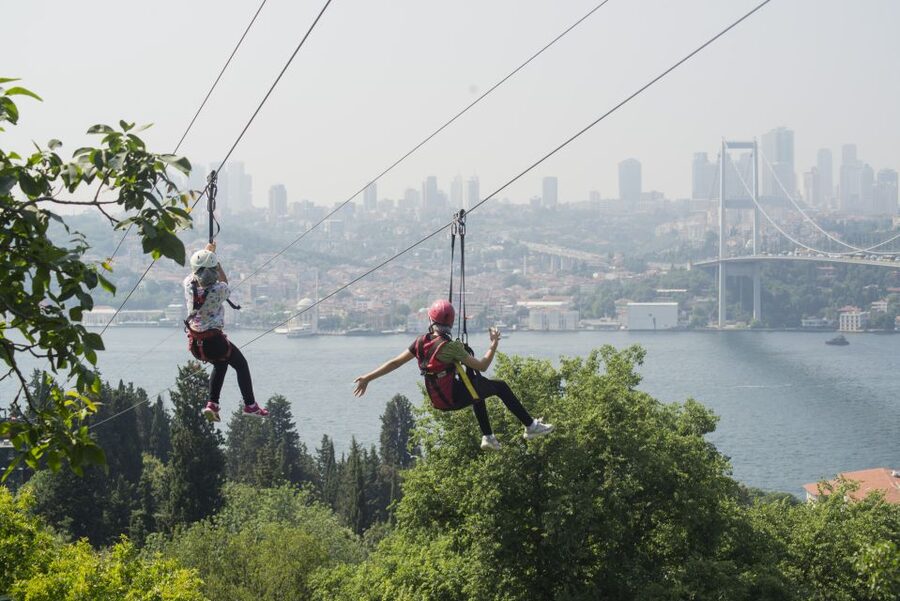 Istanbul: Zipline Adventure with Bosphorus View - Üsküdar and the Bosphorus: what you’ll see from the cable
