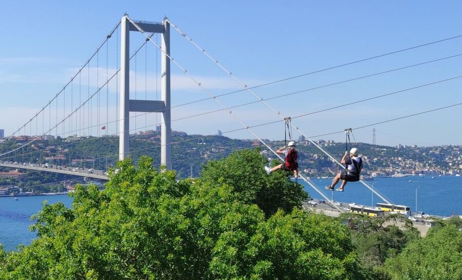 Istanbul: Zipline Adventure with Bosphorus View - Safety check and gear fitting: how the experience starts